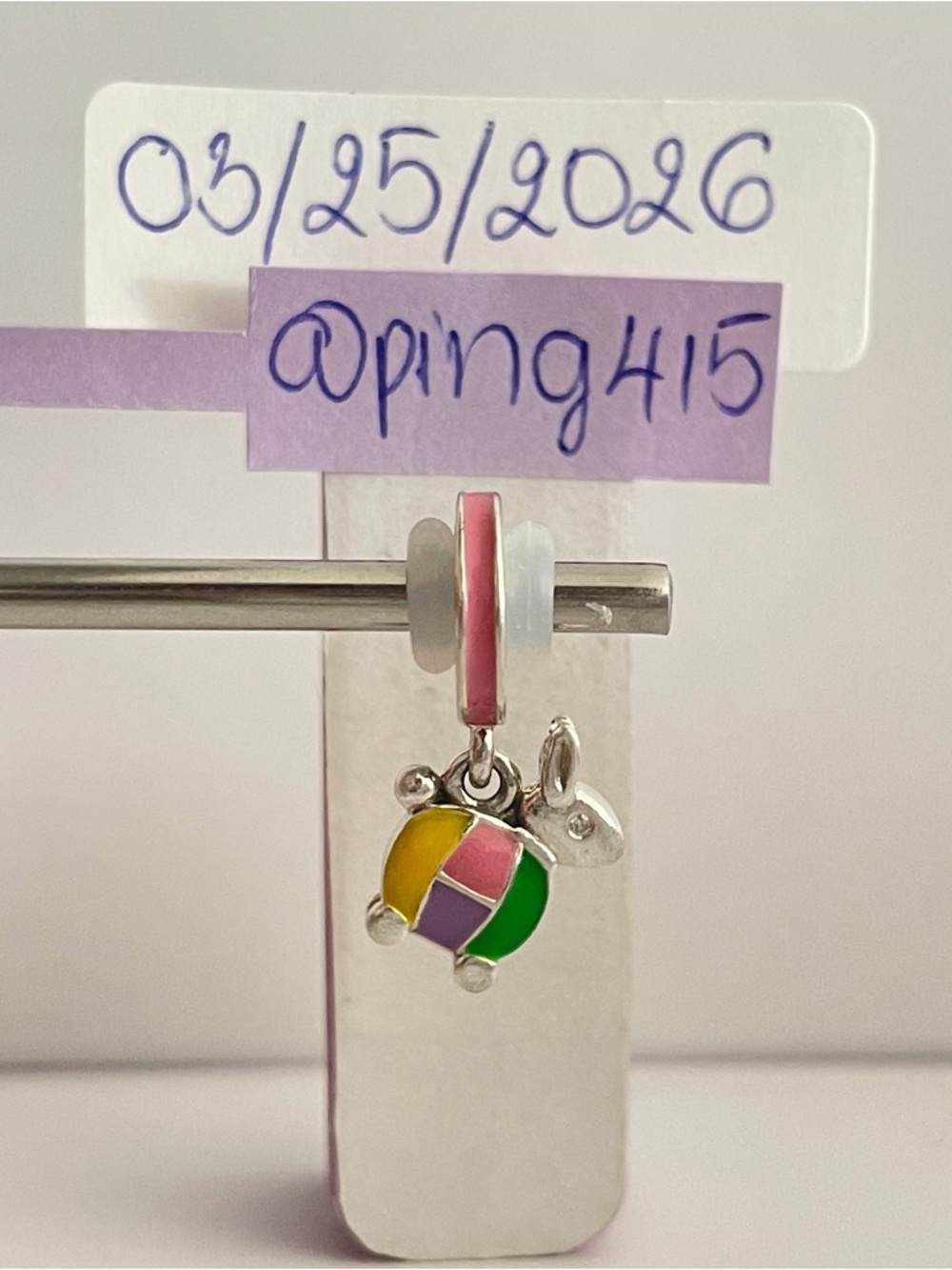 Pandora Mix Lantern Rabbit dangle - Picture 2 of 8